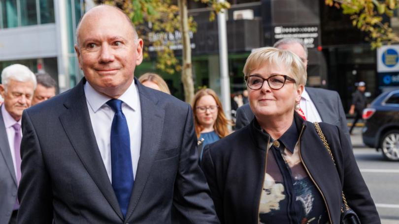 Senator Linda Reynolds' husband Robert Reid is expected to step into the witness box in the Perth. (Richard Wainwright/AAP PHOTOS)