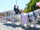 Hundreds lined the streets as Southport attack victim Alice da Silva Aguiar was farewelled. (EPA PHOTO)