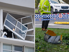 Hundreds of guests were evacuated after a helicopter crashed into the Cairns DoubleTree by Hilton.