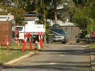 A 14-year-old girl has been accused of stabbing a man in a Hervey Bay caravan park.