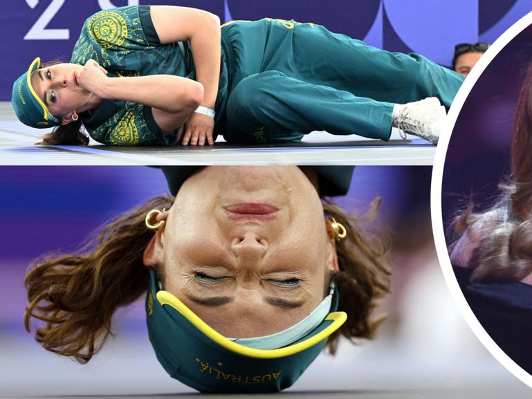 Megastar Adele commented on Australian breakdancer Raygun's Paris Olympic routine.