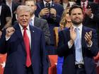  Republican presidential candidate, former U.S. President Donald Trump (L) and Republican vice presidential candidate, U.S. Sen. J.D. Vance (R-OH).