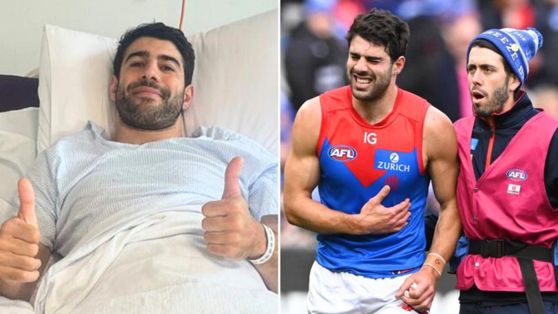 Christian Petracca has spoken for the first time since his injury.