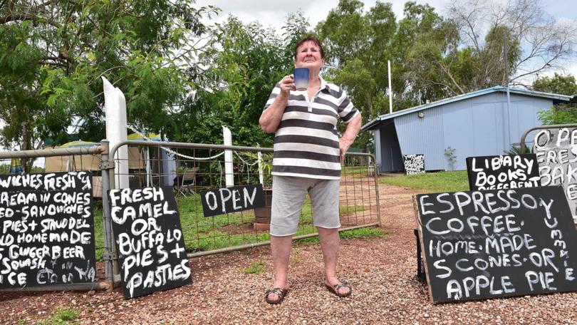 Larrimah resident and star Frances Hodgetts is reluctantly preparing to offload the home she has lived in for more than five decades.