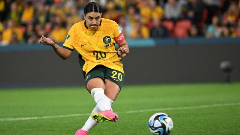 Sam Kerr and other Matildas will be consulted about the appointment of a new national coach. (Darren England/AAP PHOTOS)