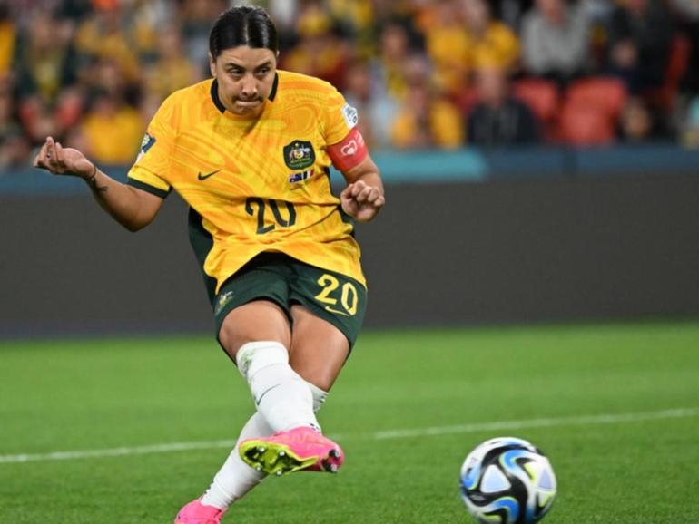 Sam Kerr and other Matildas will be consulted about the appointment of a new national coach. (Darren England/AAP PHOTOS)