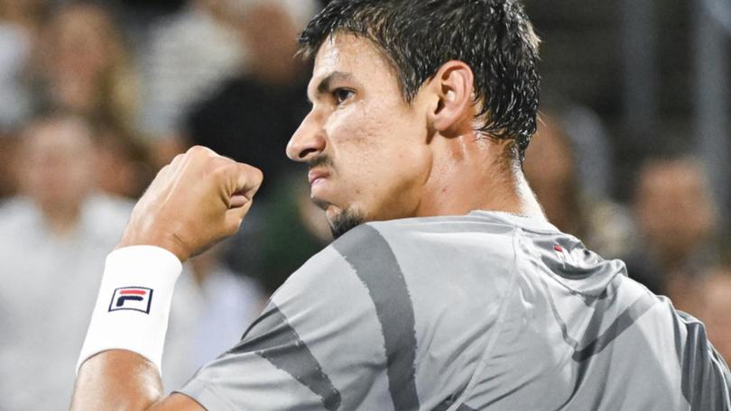 Alexei Popyrin has won his third ATP Tour title after taking out the Montreal Masters decider. (AP PHOTO)