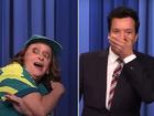 US TV star Jimmy Fallon featured an impersonator of Raygun on The Tonight Show.