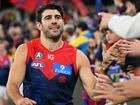 Injured Demons superstar Christian Petracca will see out his contract, according to his club's CEO. (James Ross/AAP PHOTOS)