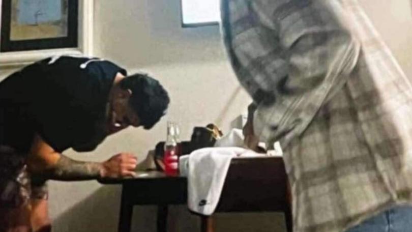The photo that has sent the NRL into a spin.
