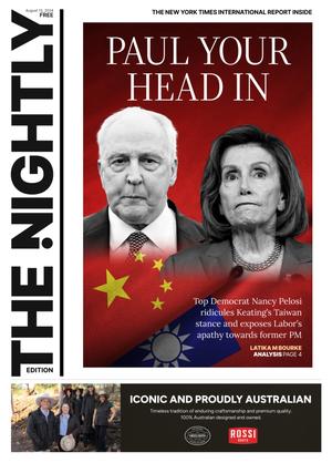 The front page of The Nightly for 13-08-2024