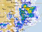 Heavy rain has hit southeast Queensland late on Tuesday and into Wednesday.