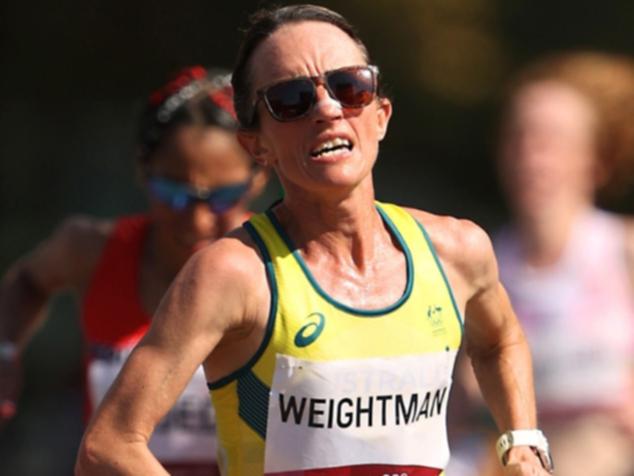 Lisa Weightman’s coach has hit out at Athletics Australia. 