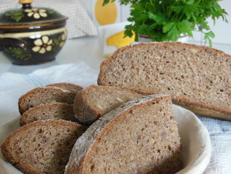 bread, slices, brown