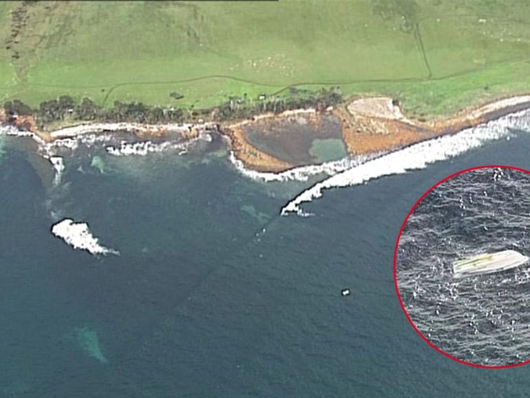 The bodies of two fishermen have been located off the coast of Kangaroo Island.