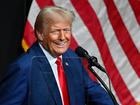 Former US President and Republican presidential candidate Donald Trump speaks during a campaign rally at Harrah's Cherokee Center in Asheville, North Carolina, August 14, 2024. (Photo by Peter Zay / AFP) PETER ZAY