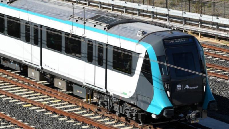 The Sydney metro line under the harbour is part of Australia's largest public transport project. (Joel Carrett/AAP PHOTOS)