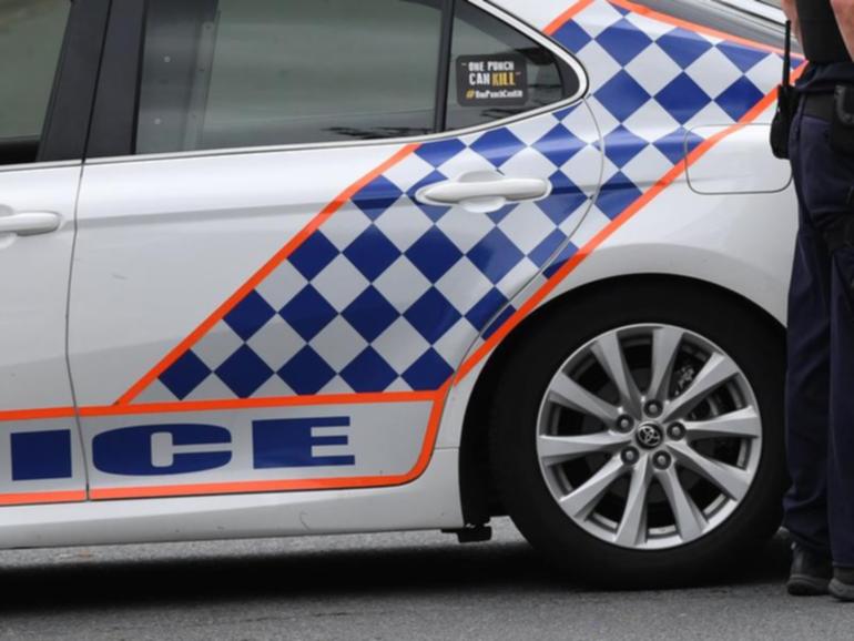 A man has been shot by police after he allegedly threatened whtm with a knife at a hospital.