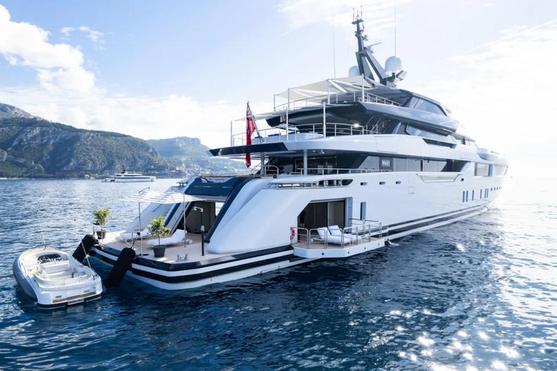 Luxury superyacht Malia costs $2.1 million a week.