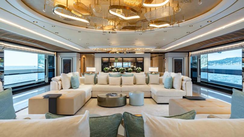 Luxury superyacht Malia costs $2.1 million a week.