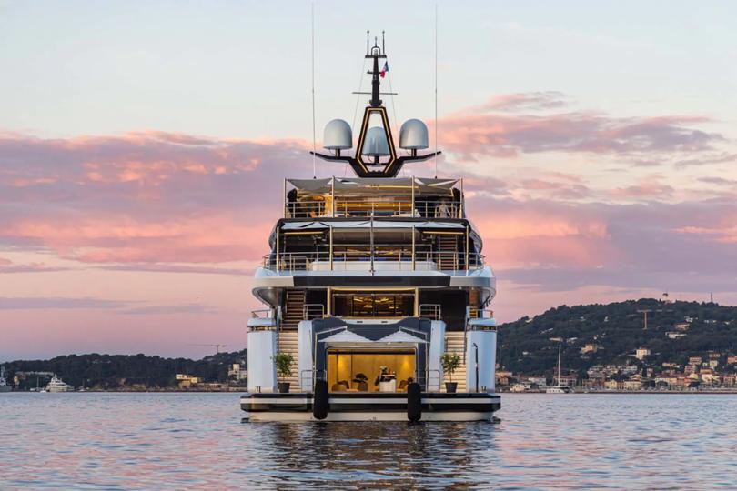 Luxury superyacht Malia costs $2.1 million a week.