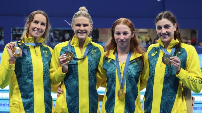 McKeon (left) won her sixth gold medal in Paris. 