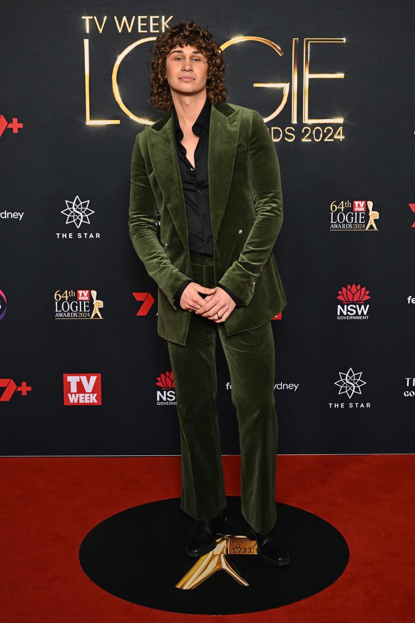 SYDNEY, AUSTRALIA - AUGUST 18: Matt Evans attend the 64th TV WEEK Logie Awards at The Star on August 18, 2024 in Sydney, Australia. (Photo by James Gourley/Getty Images for TV WEEK Logie Awards)