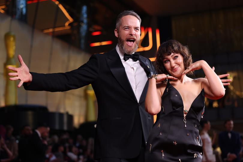 SYDNEY, AUSTRALIA - AUGUST 18: Hamish Blake and Zoe Foster Blake attends the 64th TV WEEK Logie Awards at The Star on August 18, 2024 in Sydney, Australia. (Photo by Hanna Lassen/Getty Images for TV WEEK Logie Awards)