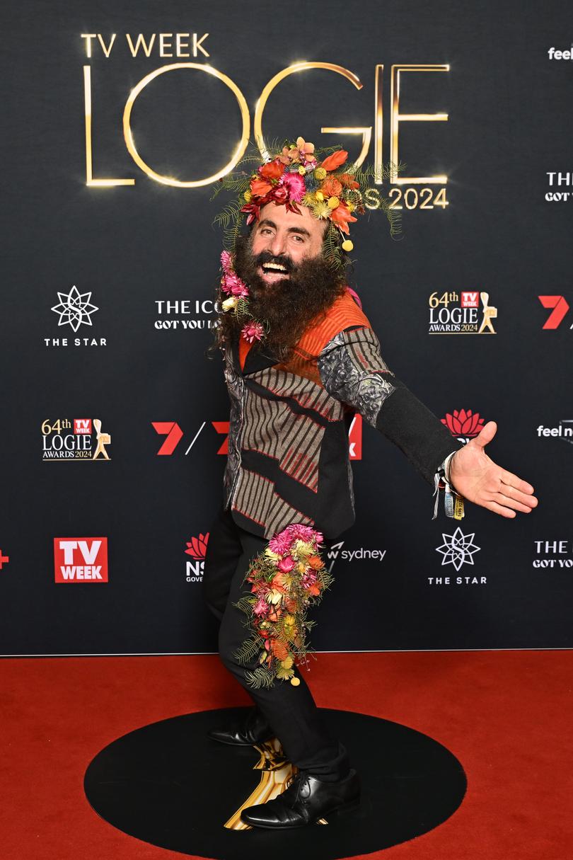 SYDNEY, AUSTRALIA - AUGUST 18: Costa Georgiadis attends the 64th TV WEEK Logie Awards at The Star on August 18, 2024 in Sydney, Australia. (Photo by James Gourley/Getty Images for TV WEEK Logie Awards)