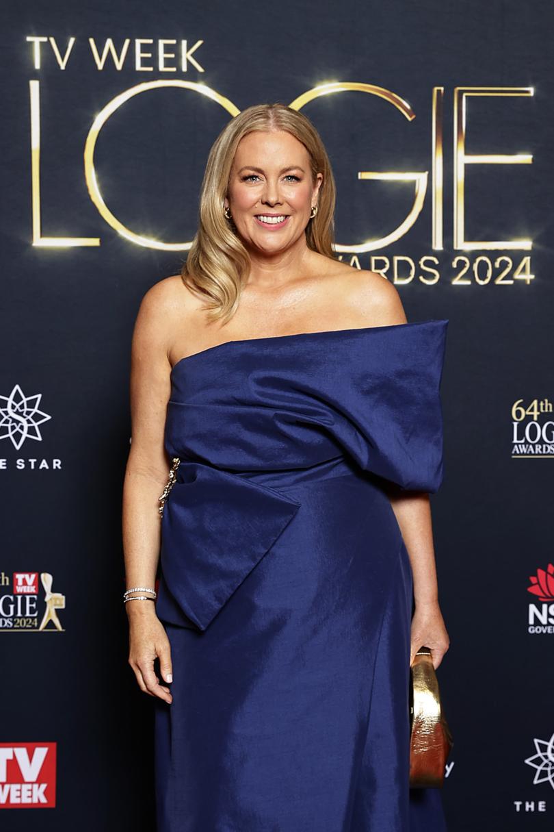 SYDNEY, AUSTRALIA - AUGUST 18: Samantha Armytage attends the 64th TV WEEK Logie Awards at The Star, Sydney on August 18, 2024 in Sydney, Australia. (Photo by Sam Tabone/Getty Images)