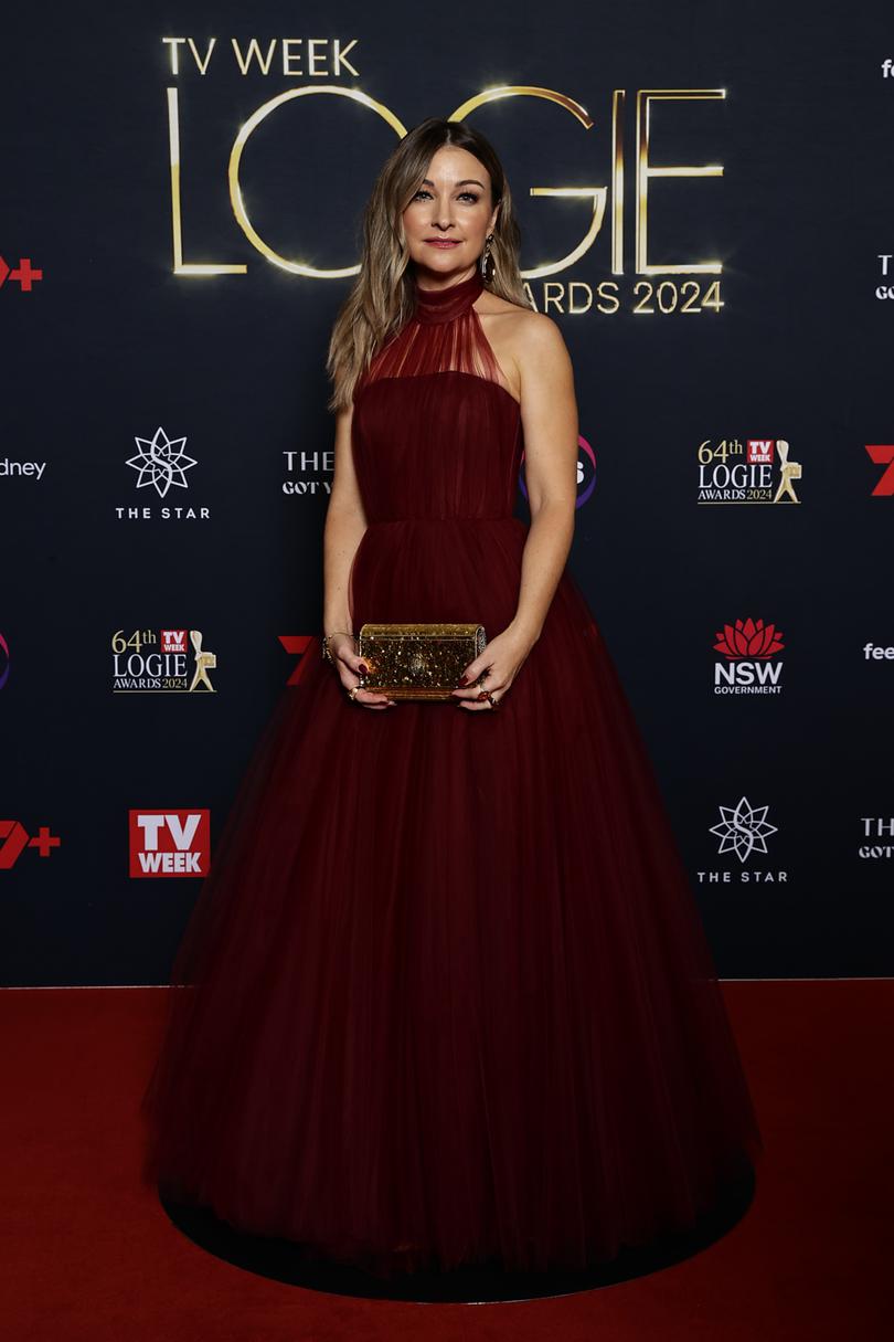 SYDNEY, AUSTRALIA - AUGUST 18: Kate Miller-Heidke attends the 64th TV WEEK Logie Awards at The Star, Sydney on August 18, 2024 in Sydney, Australia. (Photo by Sam Tabone/Getty Images)