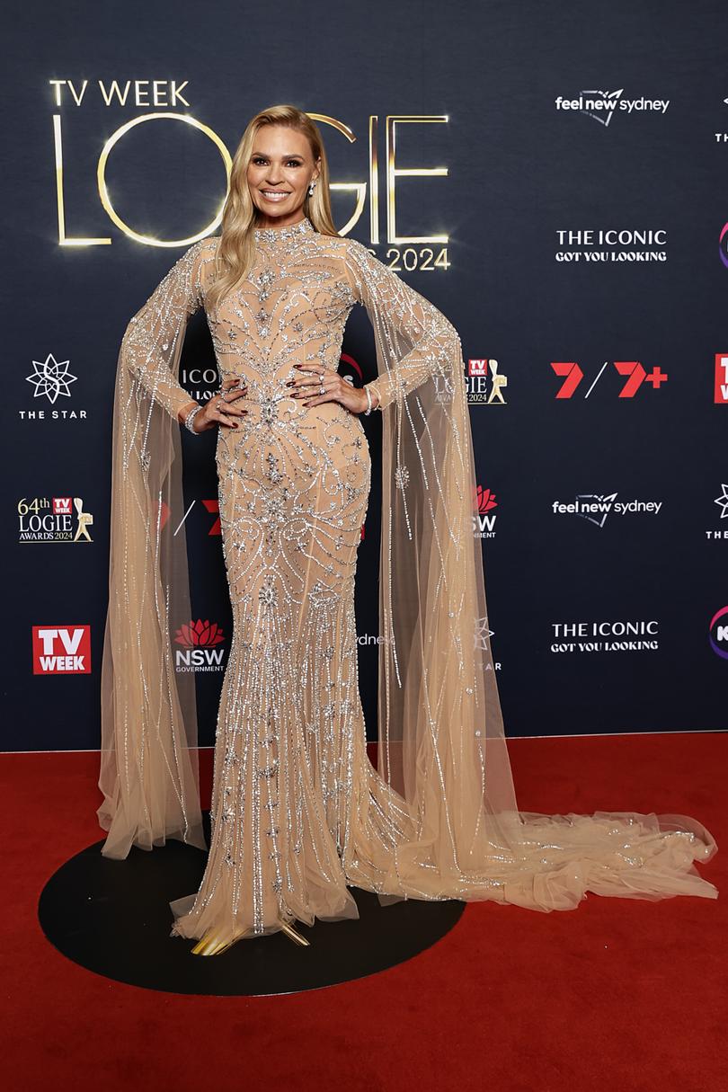 SYDNEY, AUSTRALIA - AUGUST 18: Sonia Kruger attends the 64th TV WEEK Logie Awards at The Star, Sydney on August 18, 2024 in Sydney, Australia. (Photo by Sam Tabone/Getty Images)