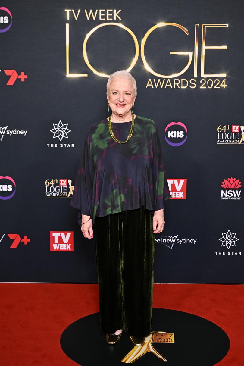 SYDNEY, AUSTRALIA - AUGUST 18: Denise Scott attends the 64th TV WEEK Logie Awards at The Star on August 18, 2024 in Sydney, Australia. (Photo by James Gourley/Getty Images for TV WEEK Logie Awards)