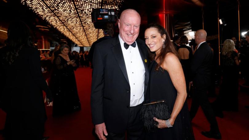 Home and Away stars Ray Meagher and Georgie Parker.