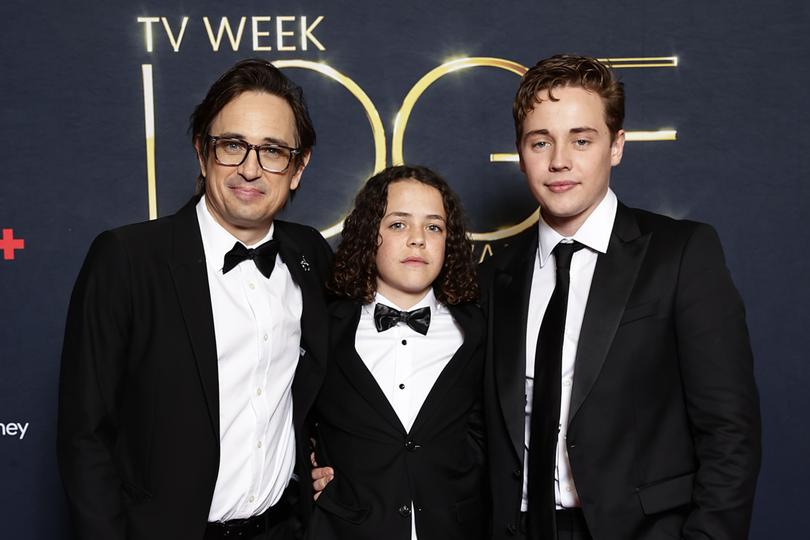 SYDNEY, AUSTRALIA - AUGUST 18: (L-R) Trent Dalton, Felix Cameron and Lee Tiger Halley attend the 64th TV WEEK Logie Awards at The Star, Sydney on August 18, 2024 in Sydney, Australia. (Photo by Sam Tabone/Getty Images)