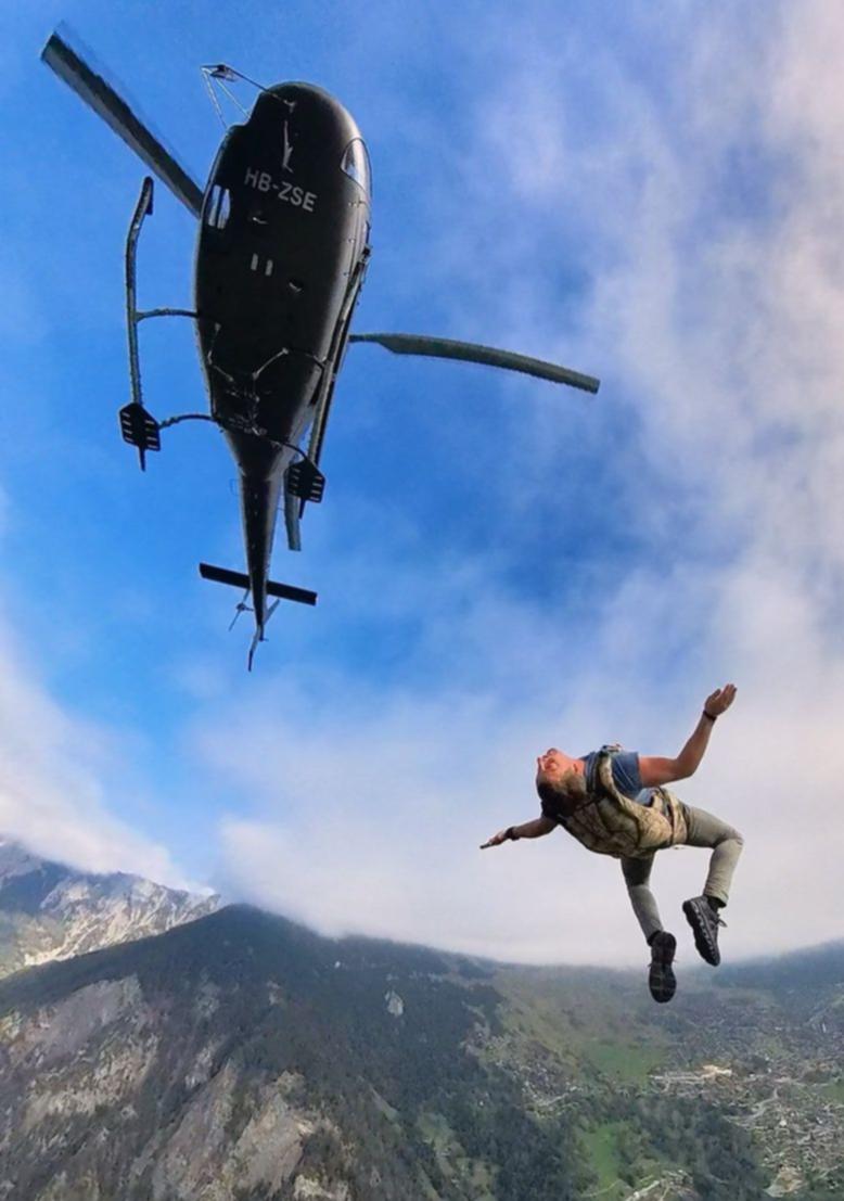 Grylls may skydive ‘all the time’ on TV, but it’s one of his greatest, most raw fears.