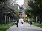 Students enter the University of New South Wales (UNSW) in Sydney. File.