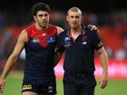 Coach Simon Goodwin says the Dees won't be letting Christian Petracca go before his contract's end. (Dave Hunt/AAP PHOTOS)