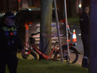 A cyclist has died in an alleged hit-and-run in Port Melbourne.