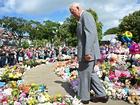 King Charles III views tributes to the victims of the stabbing rampage outside Southport Town Hall. 