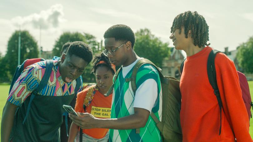 Boarders,1,Femi (ARUNA JALLOH), Leah (JODIE CAMPBELL), Omar (MYLES KAMWENDO) and Toby (SEKOU DIABY).,Studio Lambert,screen grab