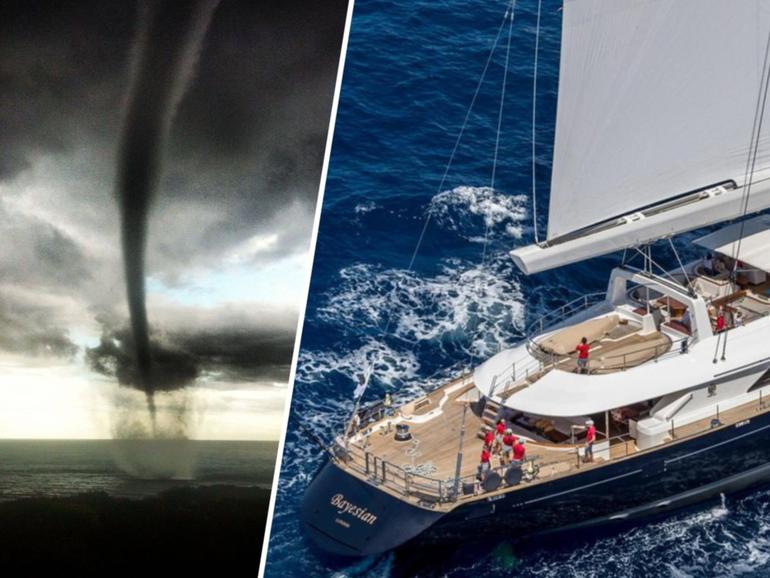 One possible culprit of the sinking of the Bayesian off the coast of Sicily on August 19 is a tornadic waterspout. Credit: Paul Birch/Swings and Roundabouts