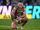 Under-fire Rabbitohs No.1 Latrell Mitchell has received support from teammate Keaon Koloamatangi. (Dan Himbrechts/AAP PHOTOS)