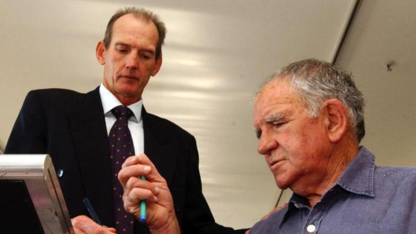 Wayne Bennett and Jack Gibson have become the first coaches inducted into the NRL Hall of Fame.