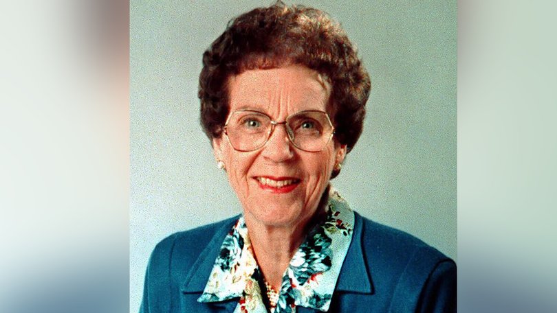 Phyllis Harrison was found on the floor of her home with her dress