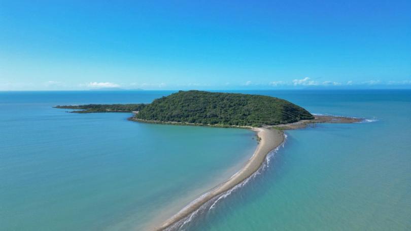 The one-of-a-kind freehold island is located off the coast of Mackay.