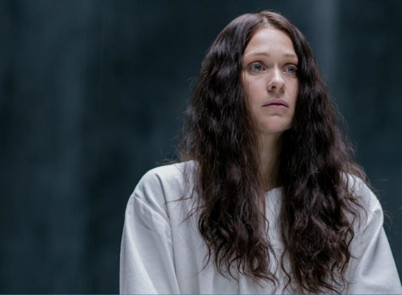 Sian Brooke as Eurus Holmes in Sherlock.