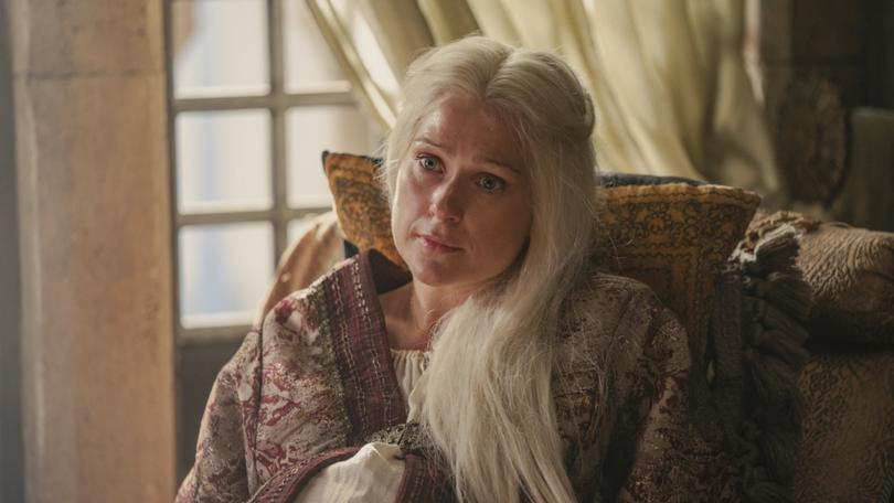 Sian Brooke as the doomed Aemma Arryn in House of the Dragon.