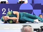 Raygun during her B-Girls round robin group B battle at the Breaking competitions in the Paris 2024 Olympic Games.