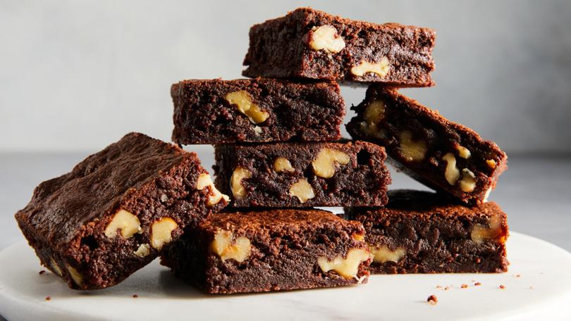 New Classic Brownies. Food styled by Barrett Washburne. (Ryan Liebe/The New York Times)